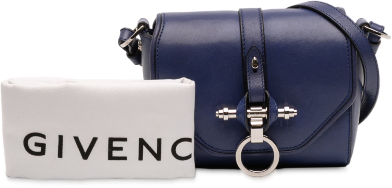 Givenchy Small Leather Obsedia Crossbody Blauw
