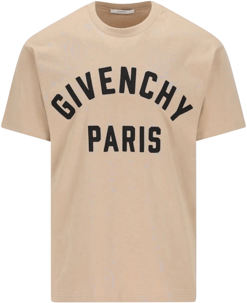 Givenchy T-shirt met normale pasvorm, beige. Beige