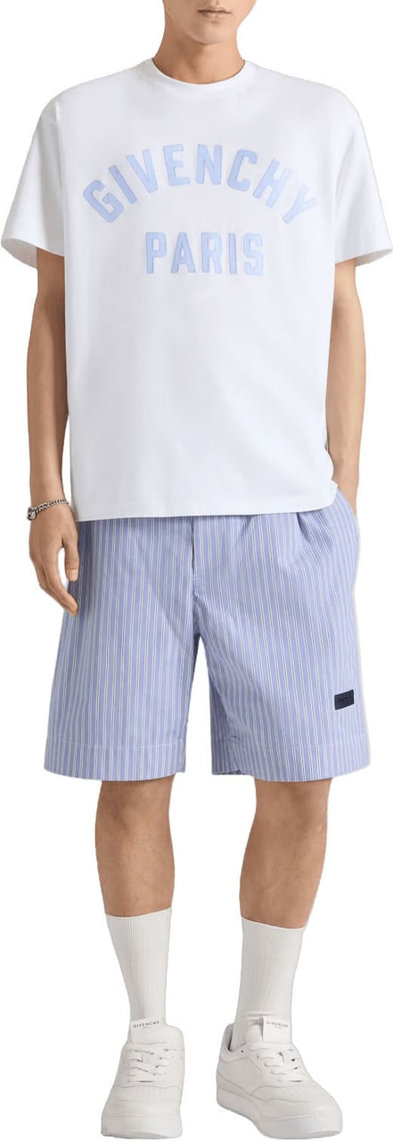Givenchy T-SHIRT MET REGULIERE PASVORM Wit