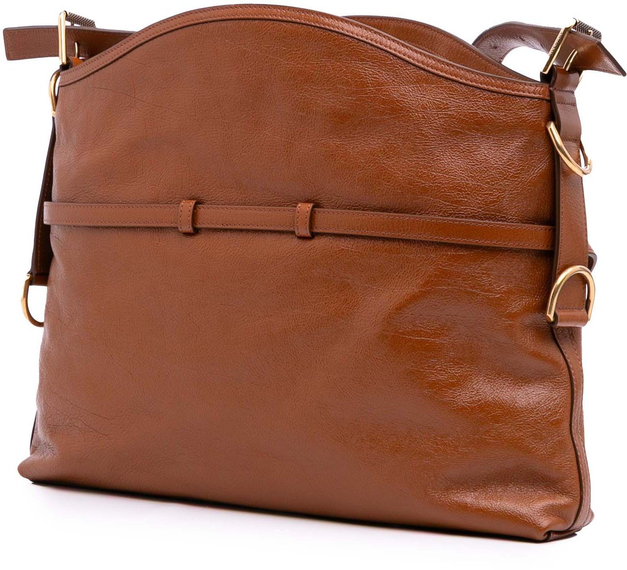 Givenchy Medium Leather Voyou Crossbody Bruin