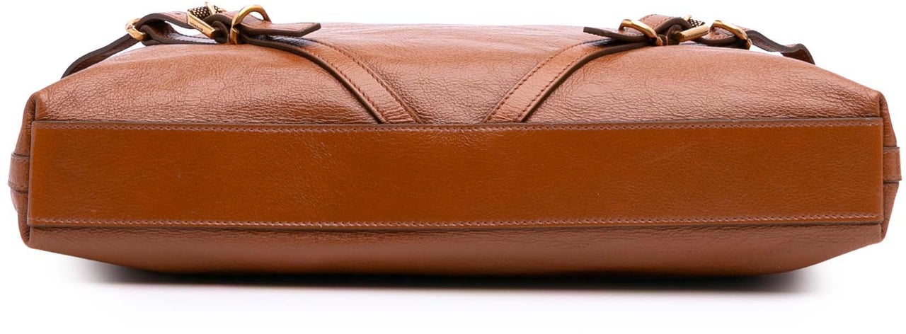 Givenchy Medium Leather Voyou Crossbody Bruin