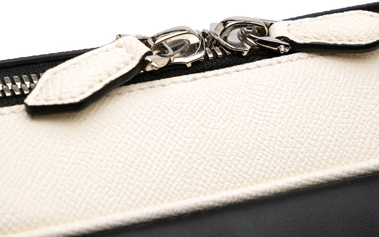 Givenchy Bicolor Grained Calfskin Lucrezia Briefcase Wit