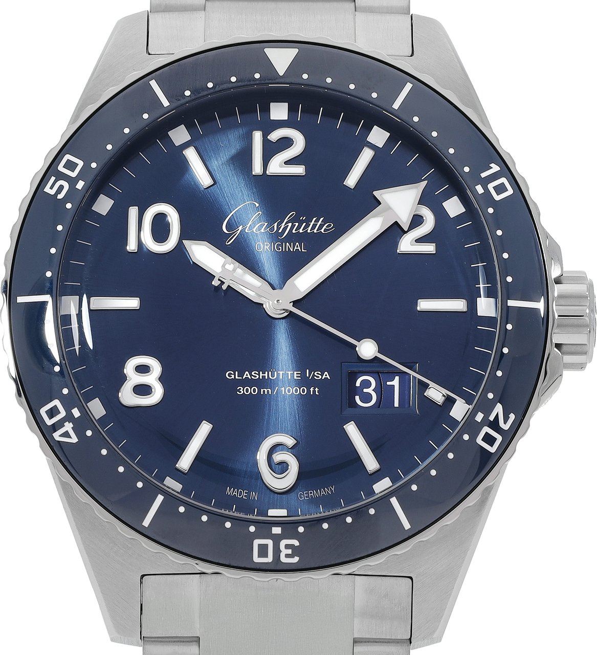 Glashütte Original SeaQ Blauw