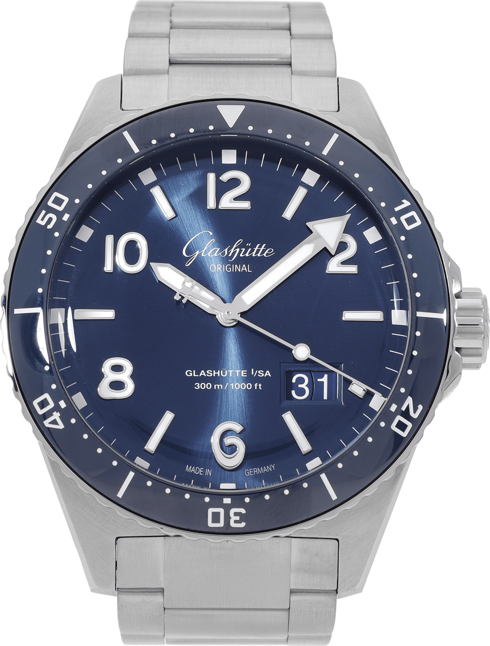 Glashütte Original SeaQ Blauw