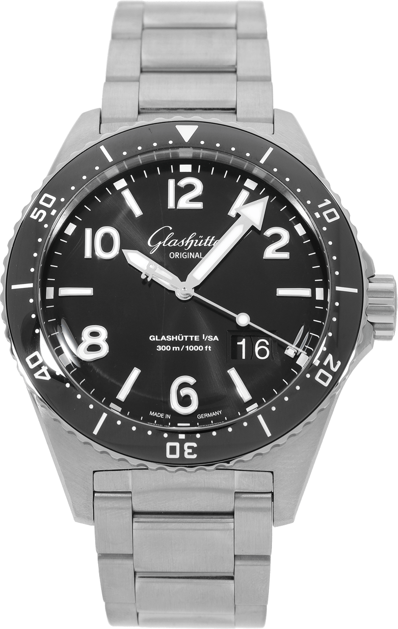 Glashütte Original SeaQ Zwart