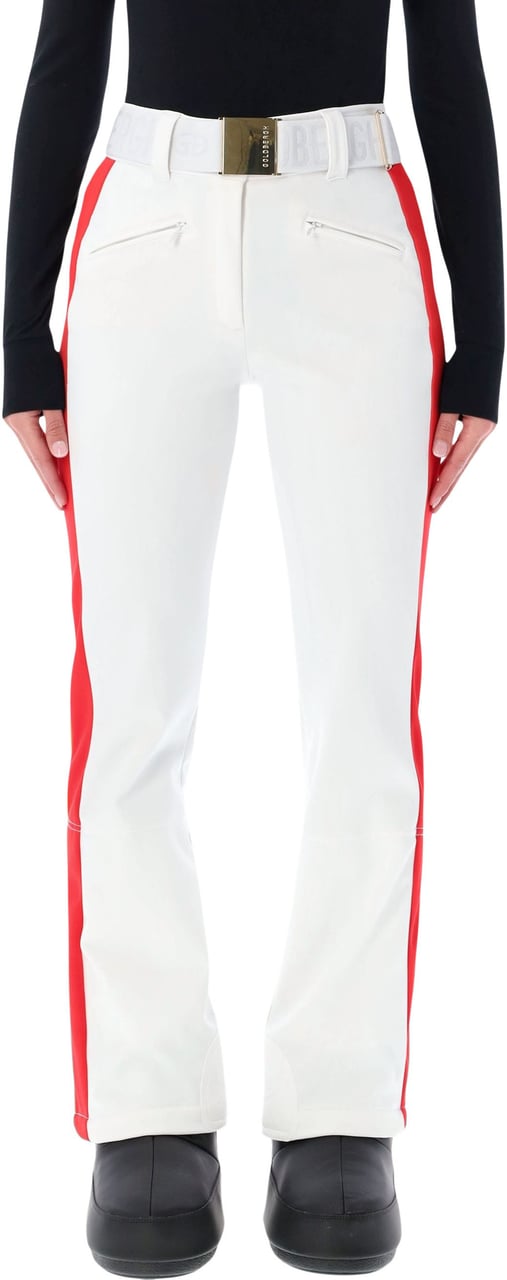 Goldbergh Roccia Ski Pant Band Multicolor Bianco Wit