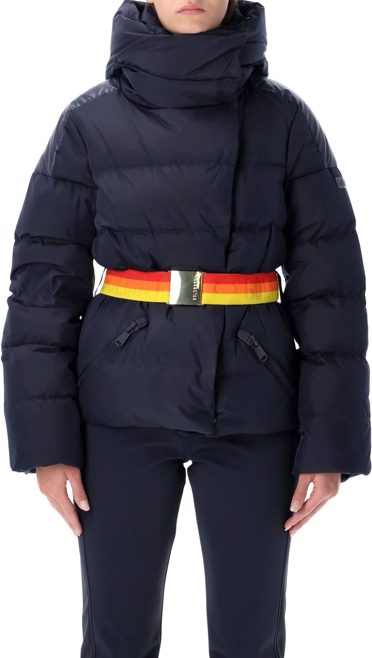 Goldbergh Bufera Belted Ski Jacket Blu Blauw