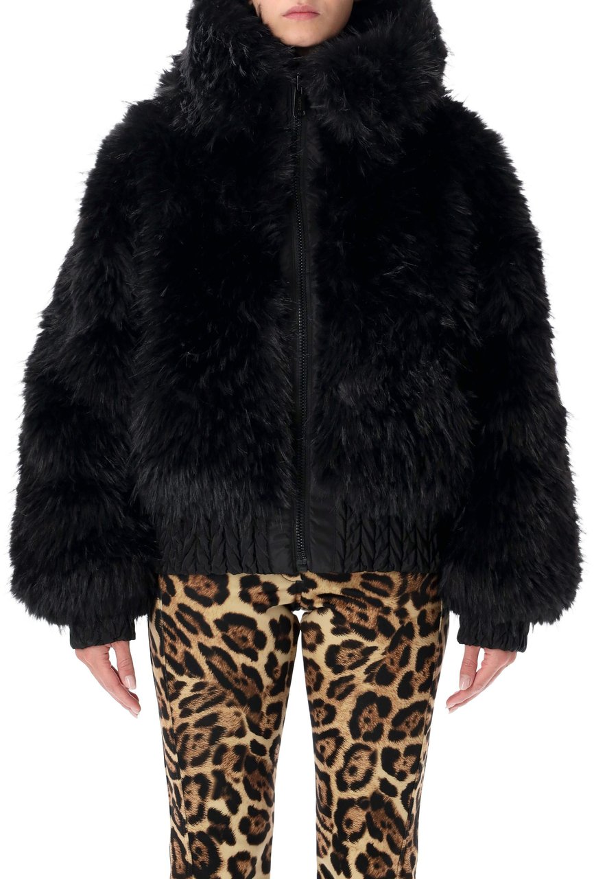 Goldbergh Indira Eco Fuir Nero Zwart