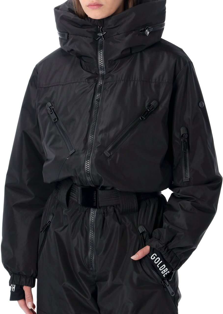Goldbergh Discover Ski Jumpsuit 90'S Nero Zwart