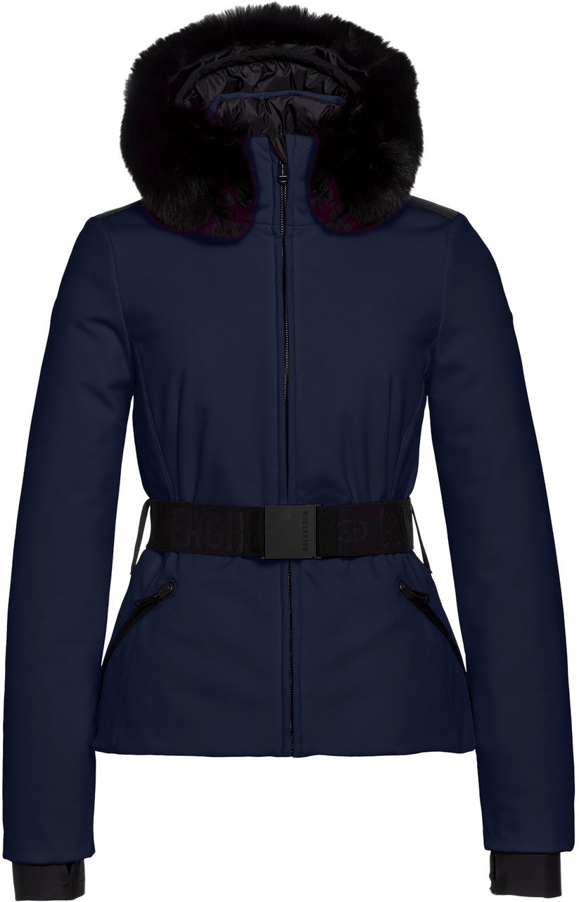 Goldbergh Hida Ski Jacket Faux Border French Blue Blauw