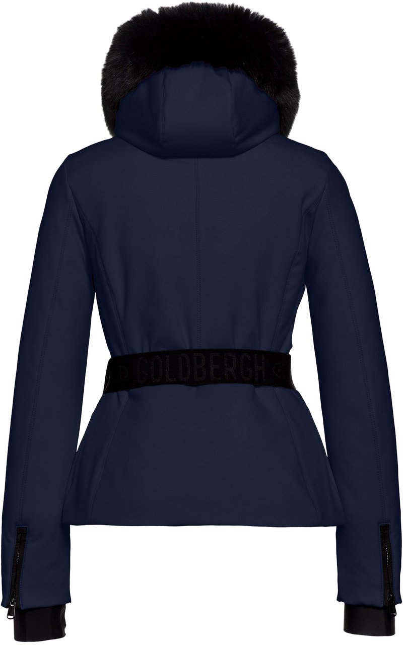 Goldbergh Hida Ski Jacket Faux Border French Blue Blauw