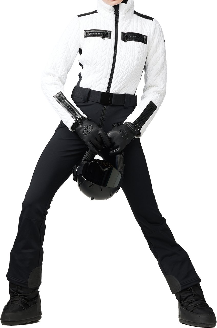 Goldbergh Vision Ski Jumpsuit Black/White Zwart
