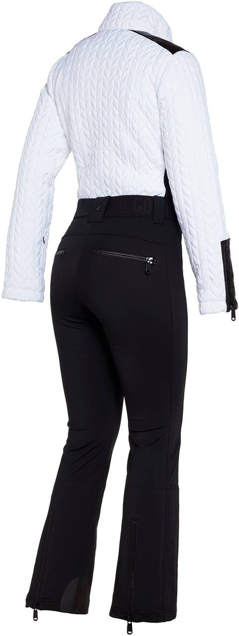 Goldbergh Vision Ski Jumpsuit Black/White Zwart