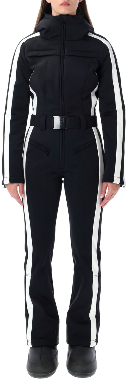 Goldbergh Liah Ski Suit Bande Nero Zwart