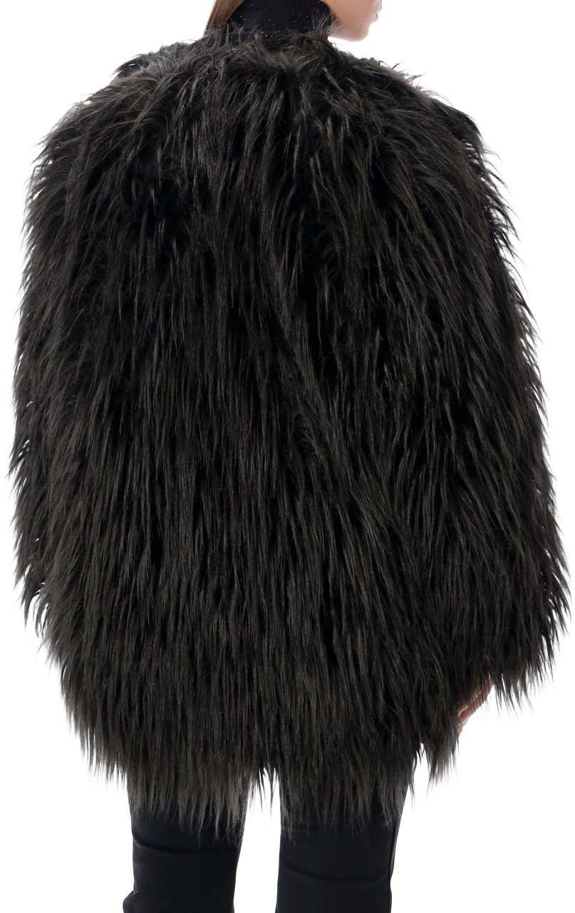 Goldbergh Elia Eco Fur Nero Zwart