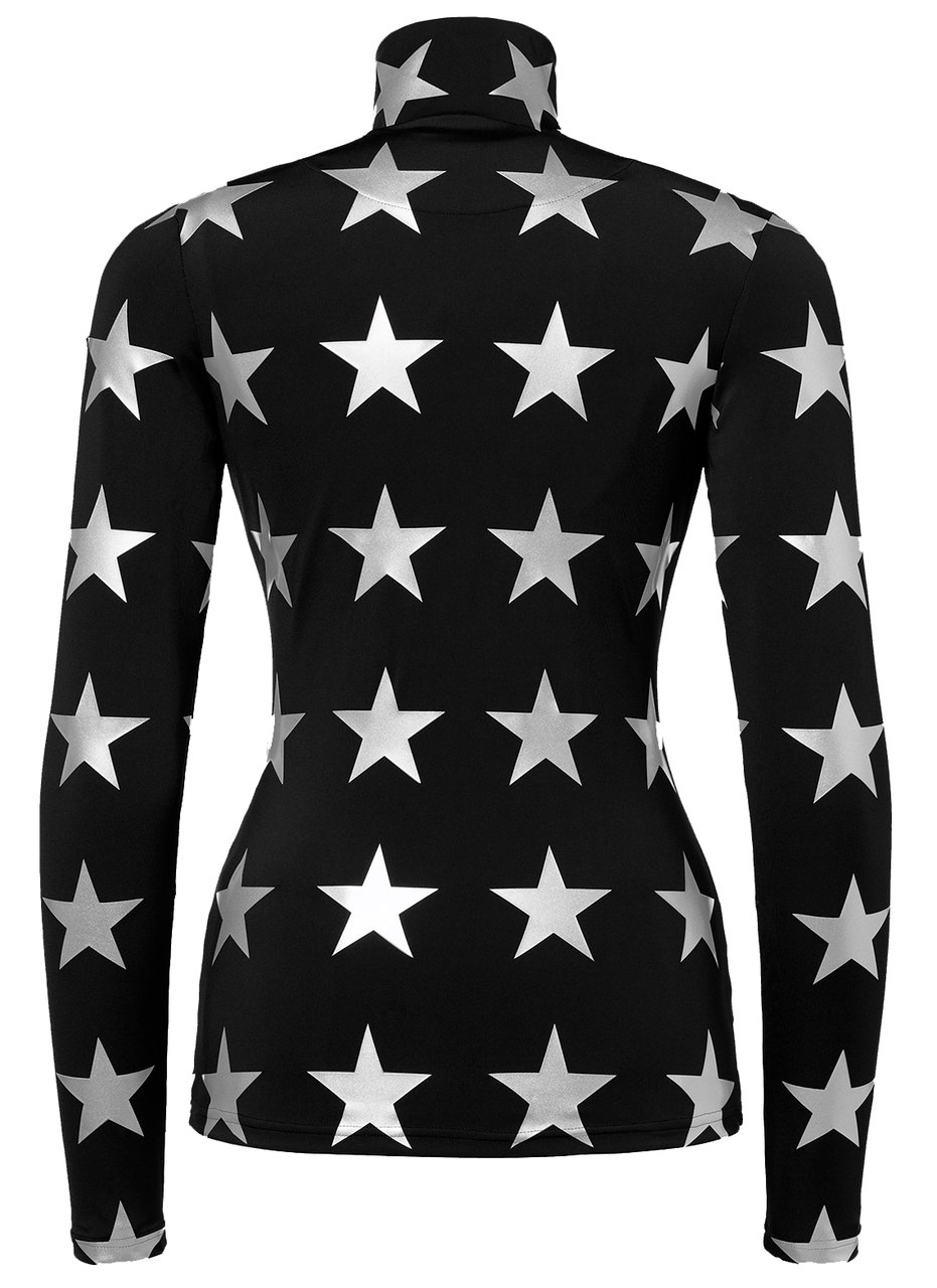 Goldbergh Lunaria Ski Pully Black/Silver Divers