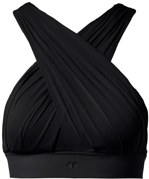 Goldbergh Drape Sport Bh Dames Zwart