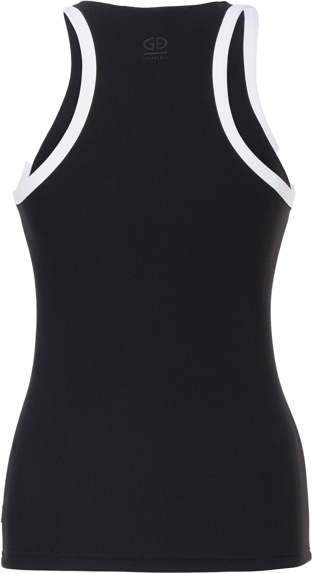 Goldbergh Gabrielle Tank Top Black Zwart