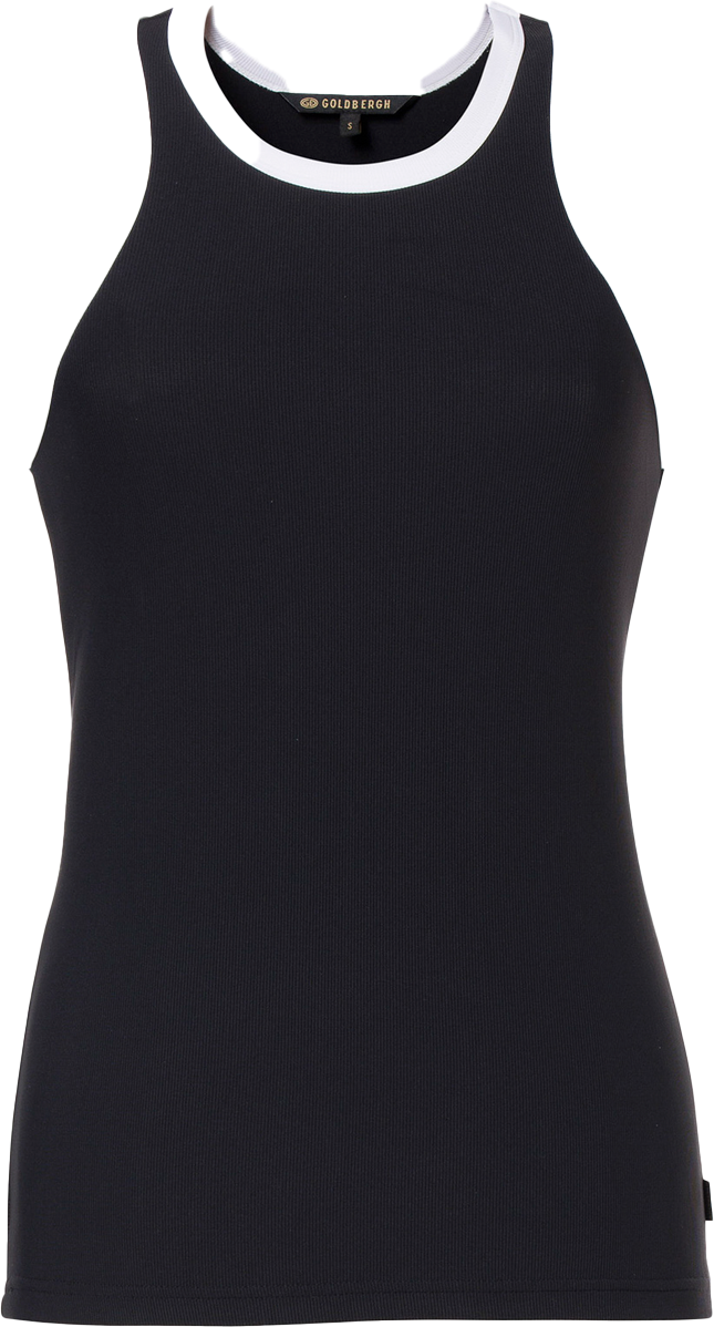 Goldbergh Gabrielle Tank Top Black Zwart