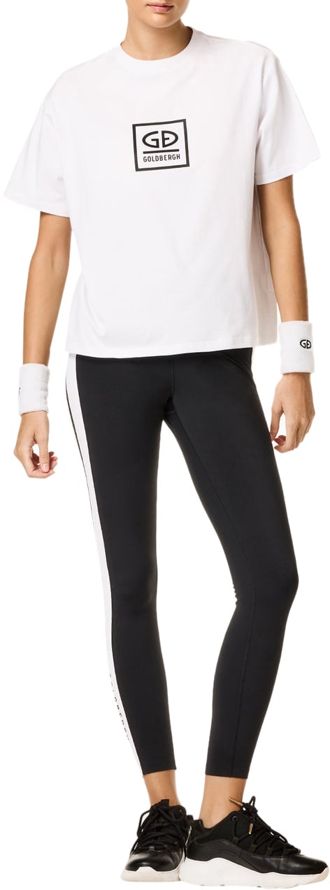 Goldbergh Legacy Short Sleeve Top White Wit
