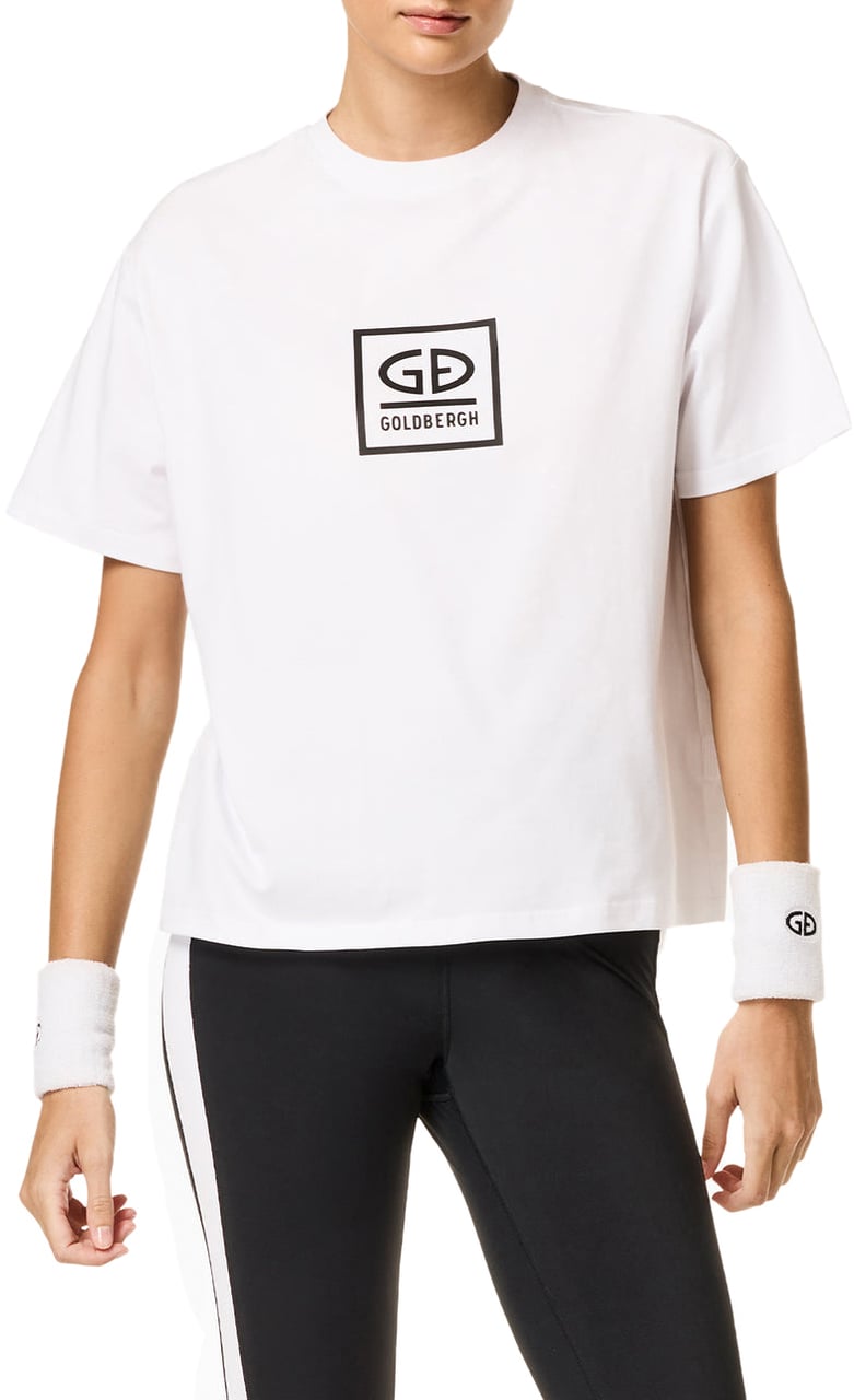 Goldbergh Legacy Short Sleeve Top White Wit