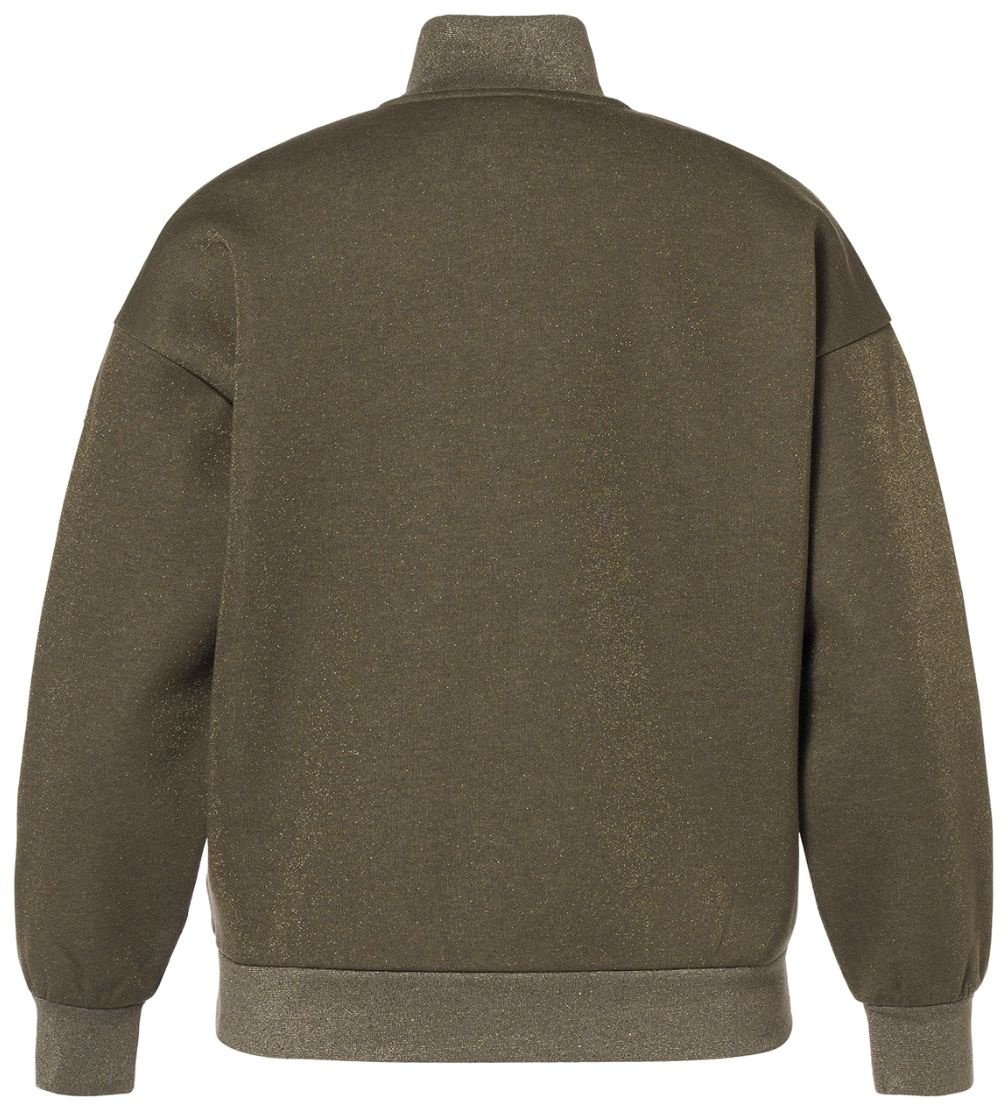Goldbergh Sizzle Turtle Neck Sweater Dar Olive Lurex Melange Groen