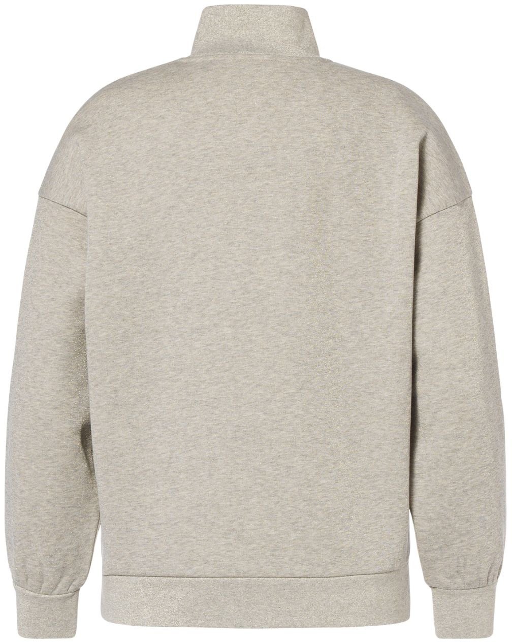 Goldbergh Sizzle Turtle Neck Sweater Lurex Melange Grijs