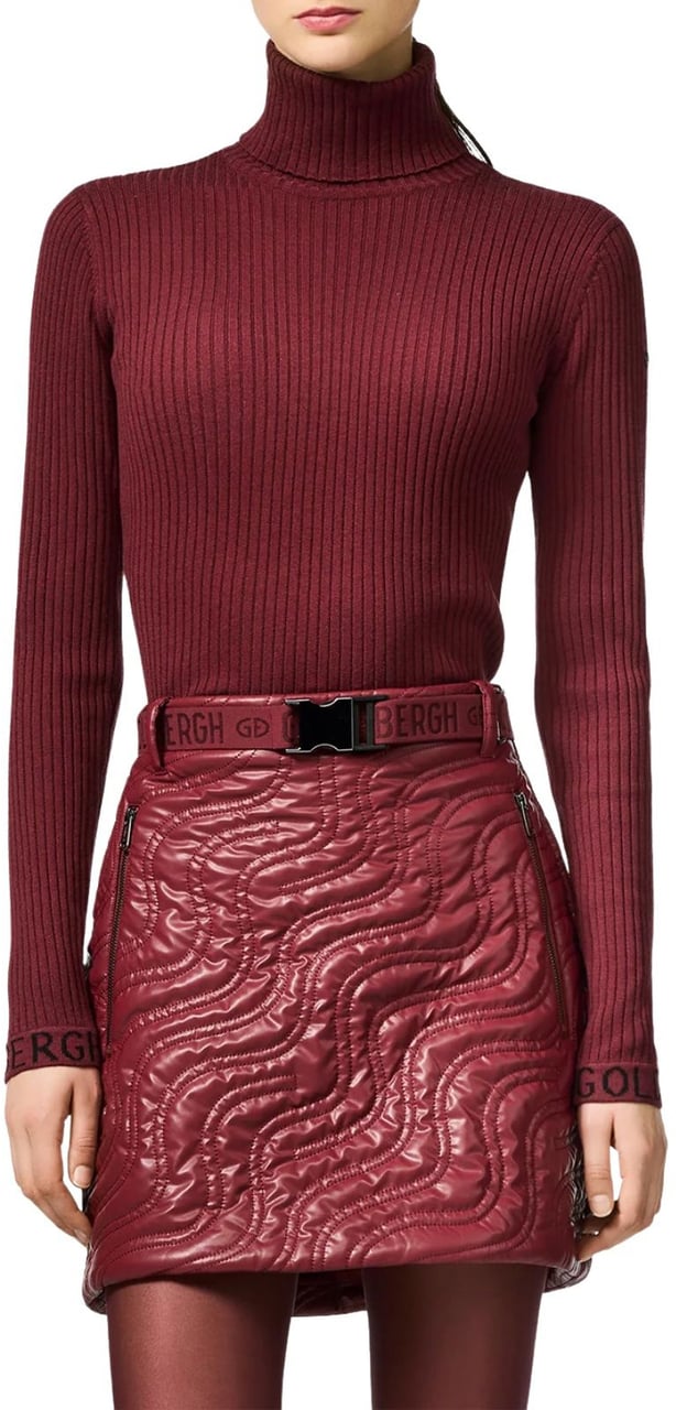 Goldbergh Mira Long Sleeve Knit Sweater Vino Rosso Rood