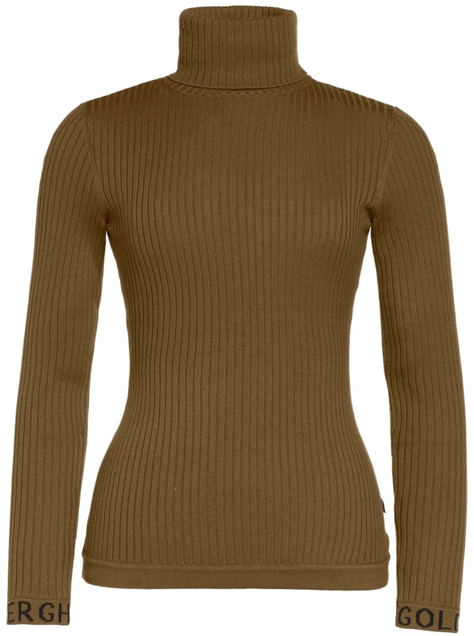 Goldbergh Mira Long Sleeve Knit Sweater Dark Olive Groen