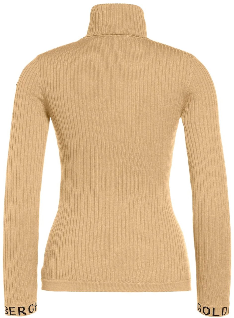 Goldbergh Mira Long Sleeve Knit Sweater Caramello Beige