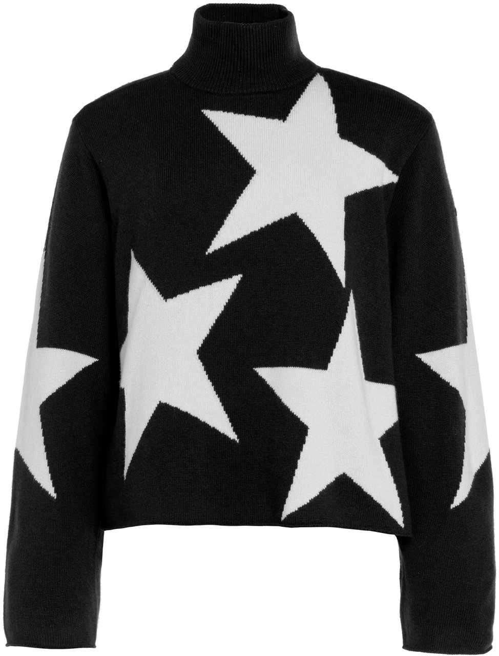 Goldbergh Rising Star Long Sleeve Knit Sweater Black Divers