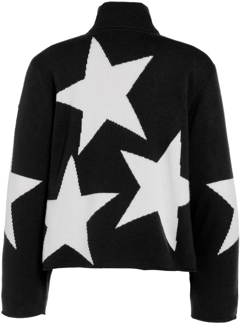 Goldbergh Rising Star Long Sleeve Knit Sweater Black Divers