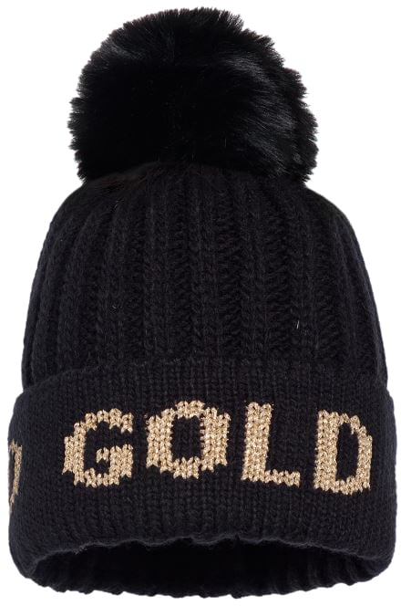 Goldbergh Hodd Muts Dames Zwart