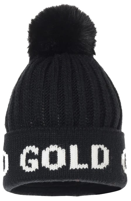 Goldbergh Hodd Muts Dames Zwart