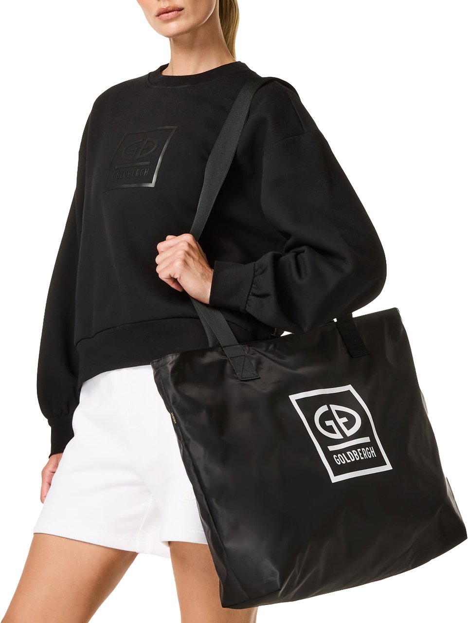 Goldbergh Famous Shopper Bag Black Divers
