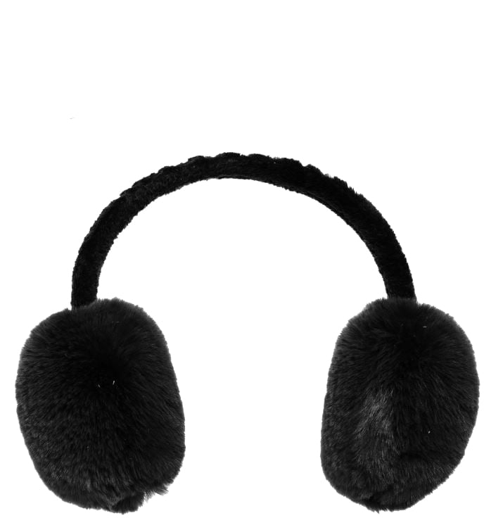 Goldbergh Fluffy Muts Dames Zwart