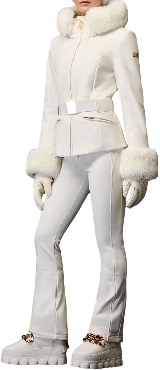 Goldbergh Prezioso Ski Jacket Faux Border Cream - Goldline Divers