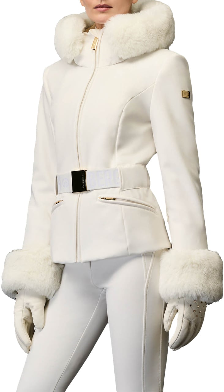 Goldbergh Prezioso Ski Jacket Faux Border Cream - Goldline Divers