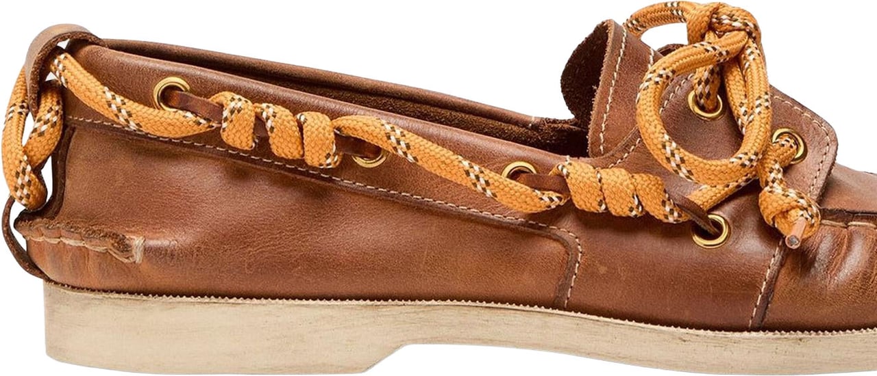 Golden Goose Dames Boat Mocassin Bruin Bruin