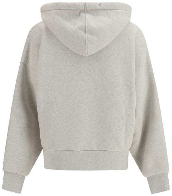 Golden Goose Golden Goose Gray Cotton Sweatshirt Grijs