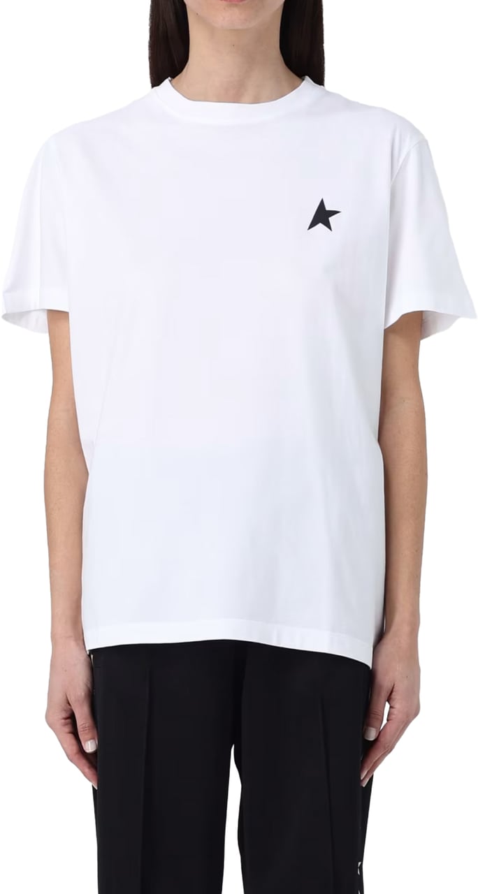 Golden Goose Star Logo T-shirt Wit