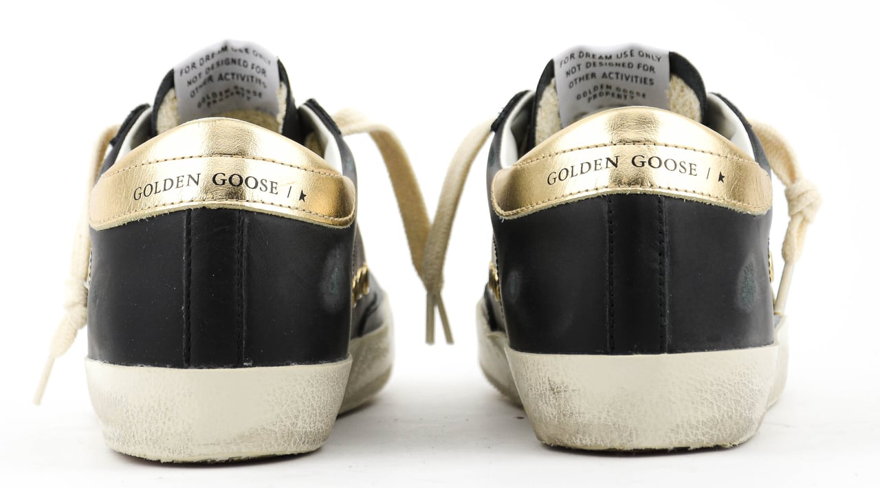 Golden Goose Superstar Classic Black Gold Zwart