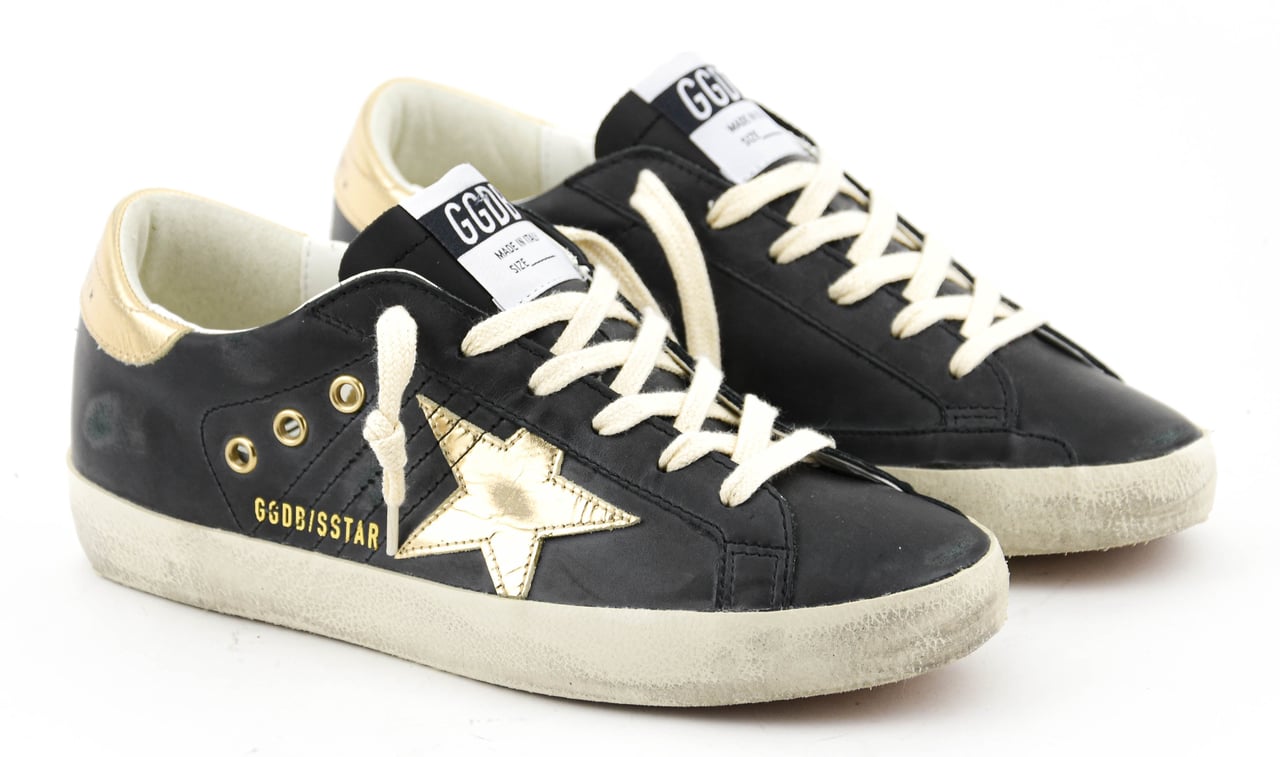 Golden Goose Superstar Classic Black Gold Zwart