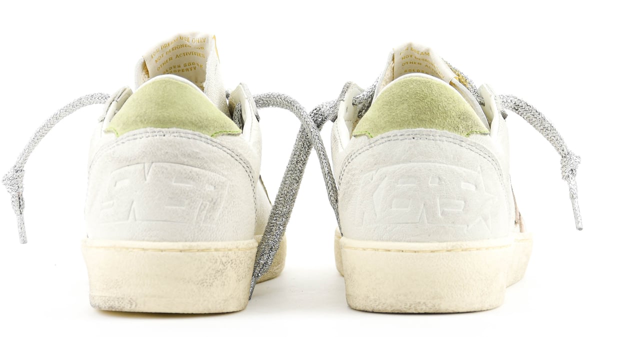 Golden Goose Ballstar White Pink Wit
