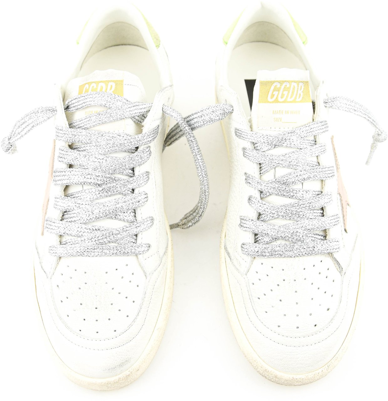 Golden Goose Ballstar White Pink Wit