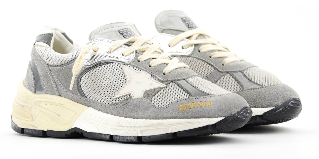 Golden Goose Running Dad Grey Silver Grijs