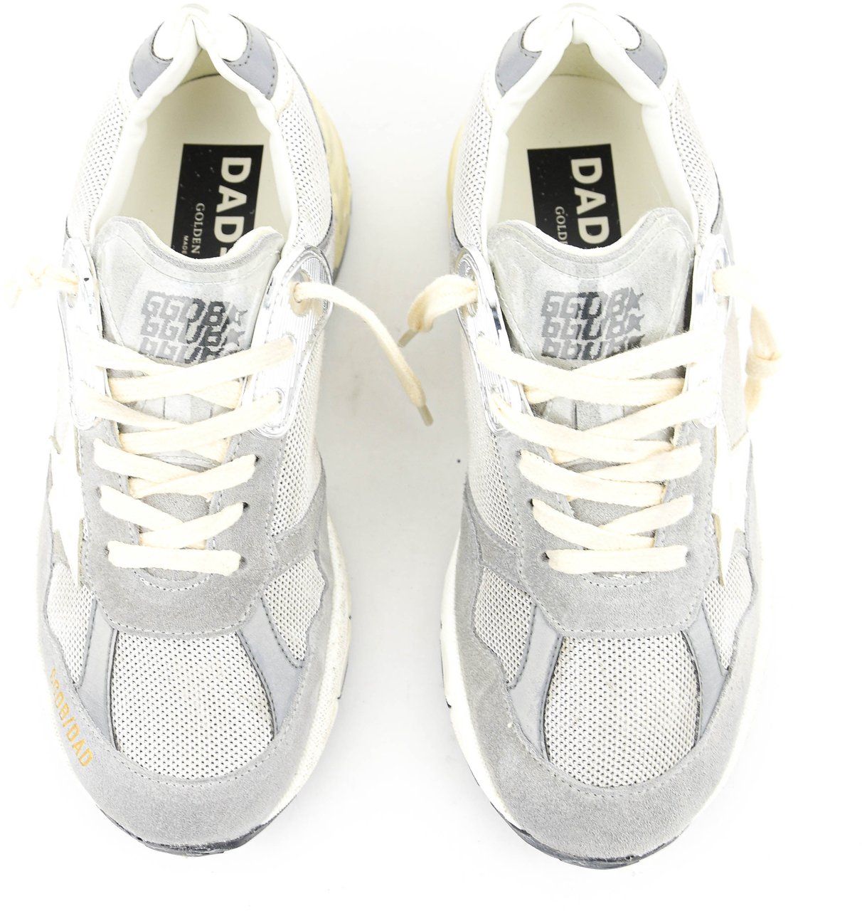 Golden Goose Running Dad Grey Silver Grijs