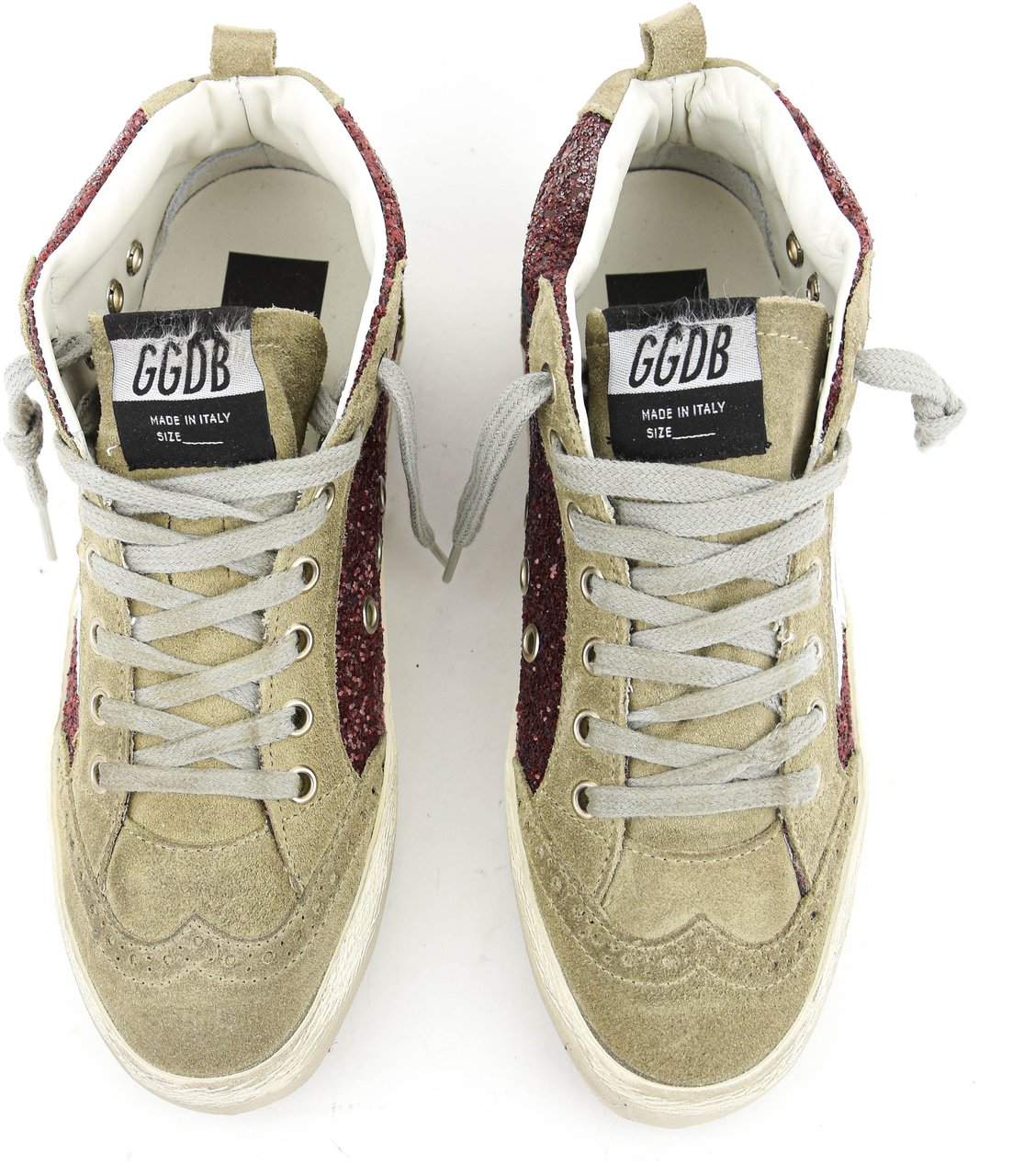 Golden Goose Mid Star Bordeaux Rood