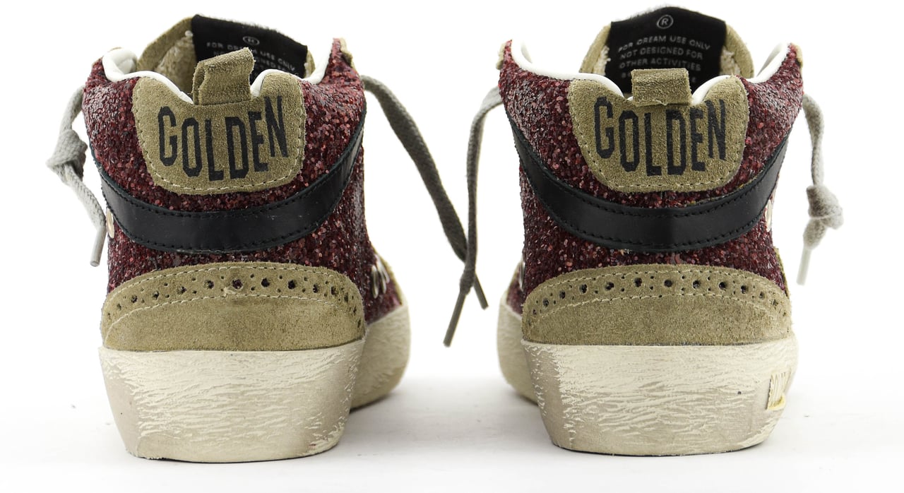 Golden Goose Mid Star Bordeaux Rood