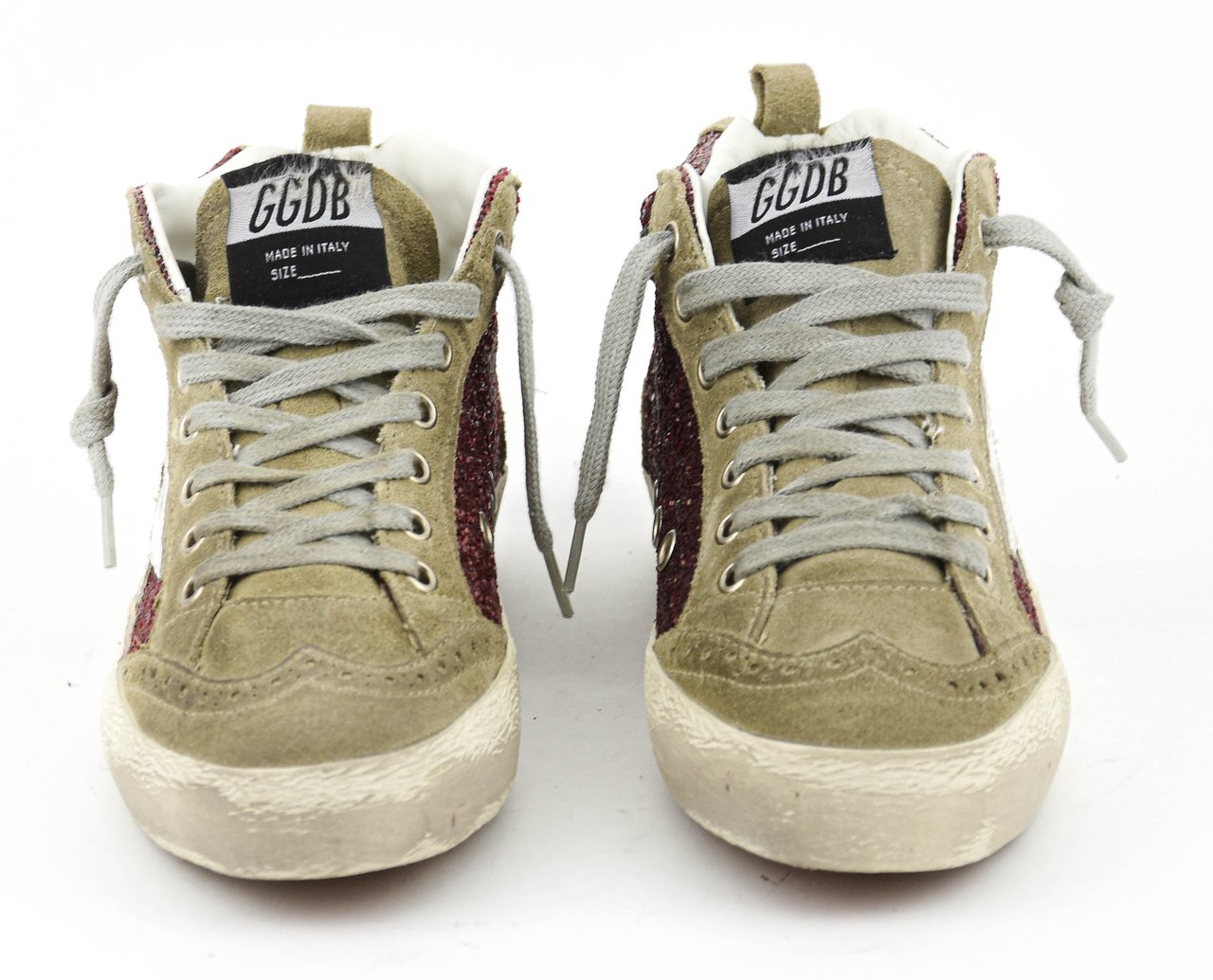 Golden Goose Mid Star Bordeaux Rood